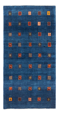 Gabbeh tapijt - Perzisch - 149 x 80 cm - blauw