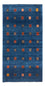 Gabbeh tapijt - Perzisch - 149 x 80 cm - blauw
