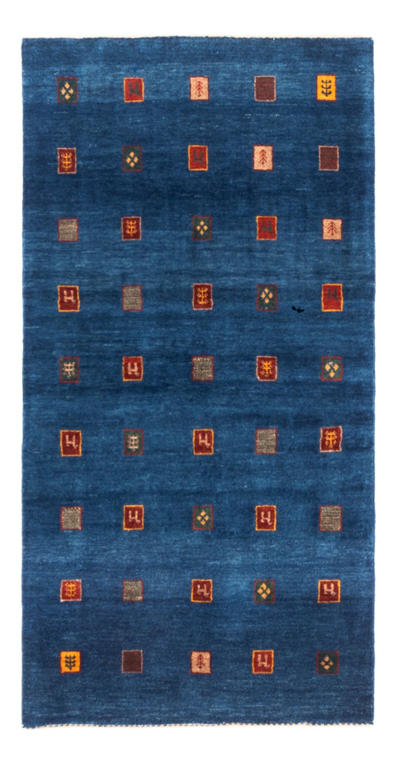 Gabbeh tapijt - Perzisch - 149 x 80 cm - blauw