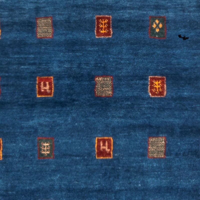 Gabbeh tapijt - Perzisch - 149 x 80 cm - blauw