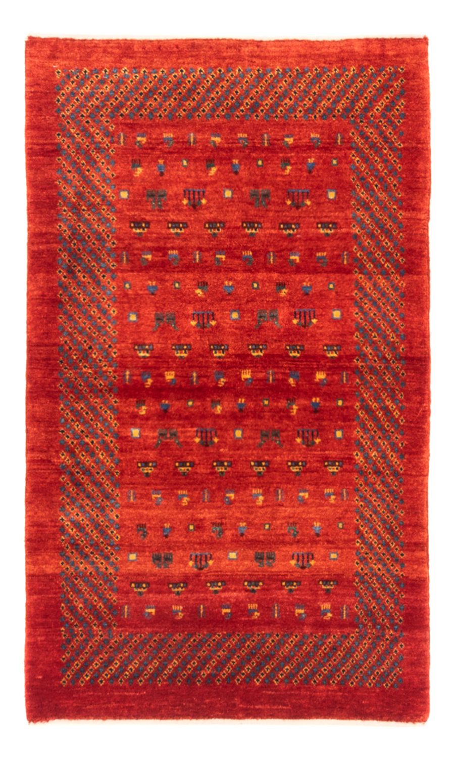 Gabbeh tapijt - Perzisch - 130 x 79 cm - rood