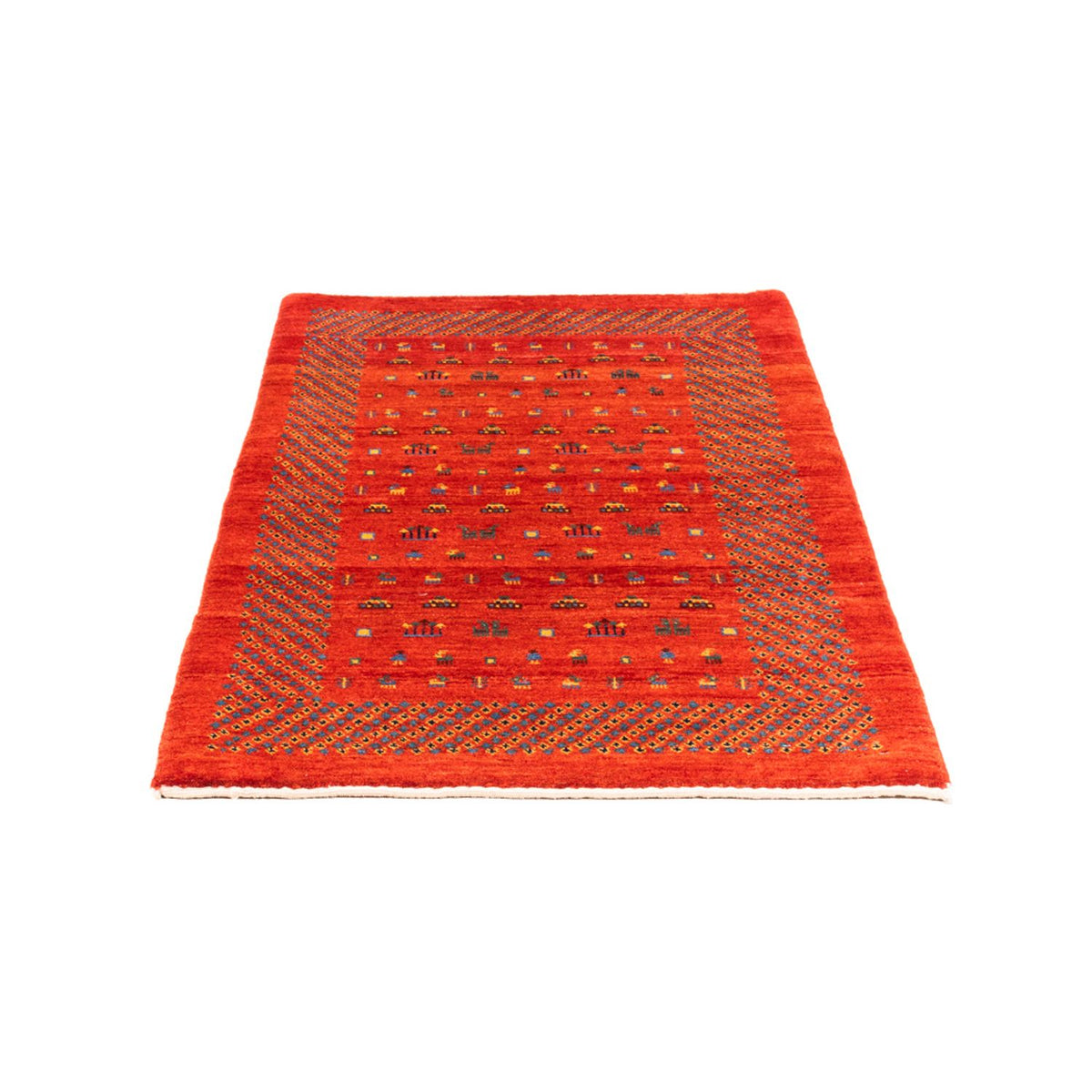 Gabbeh tapijt - Perzisch - 130 x 79 cm - rood