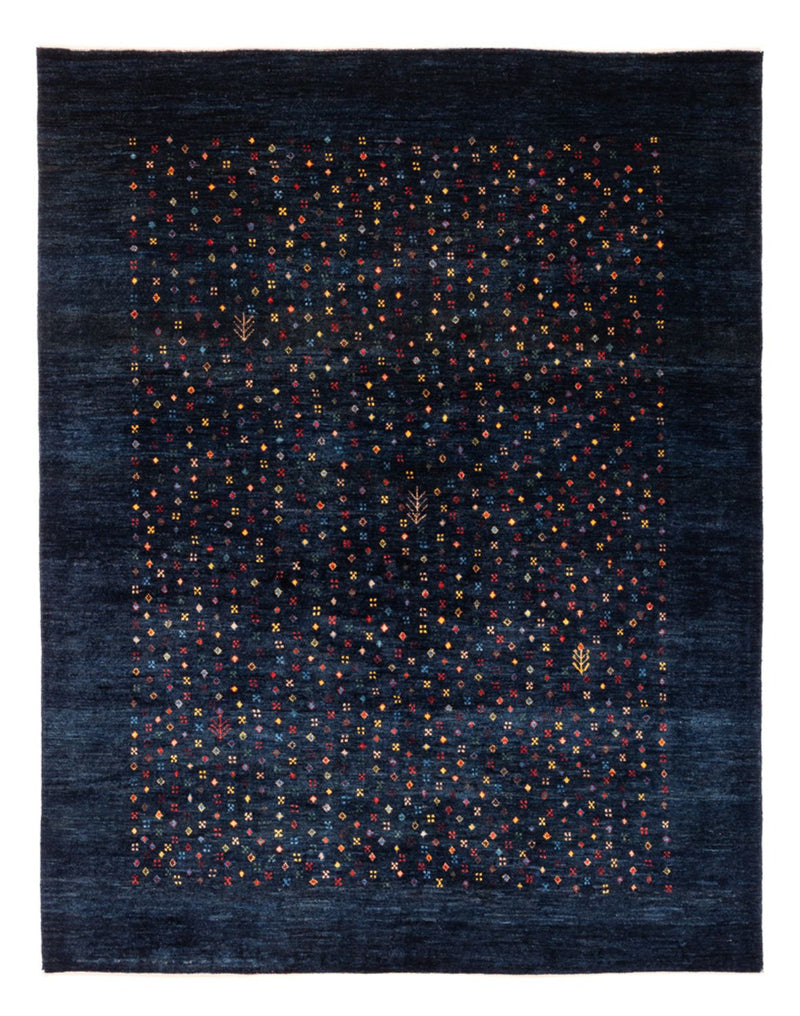 Gabbeh tapijt - Perzisch - 201 x 152 cm - donkerblauw