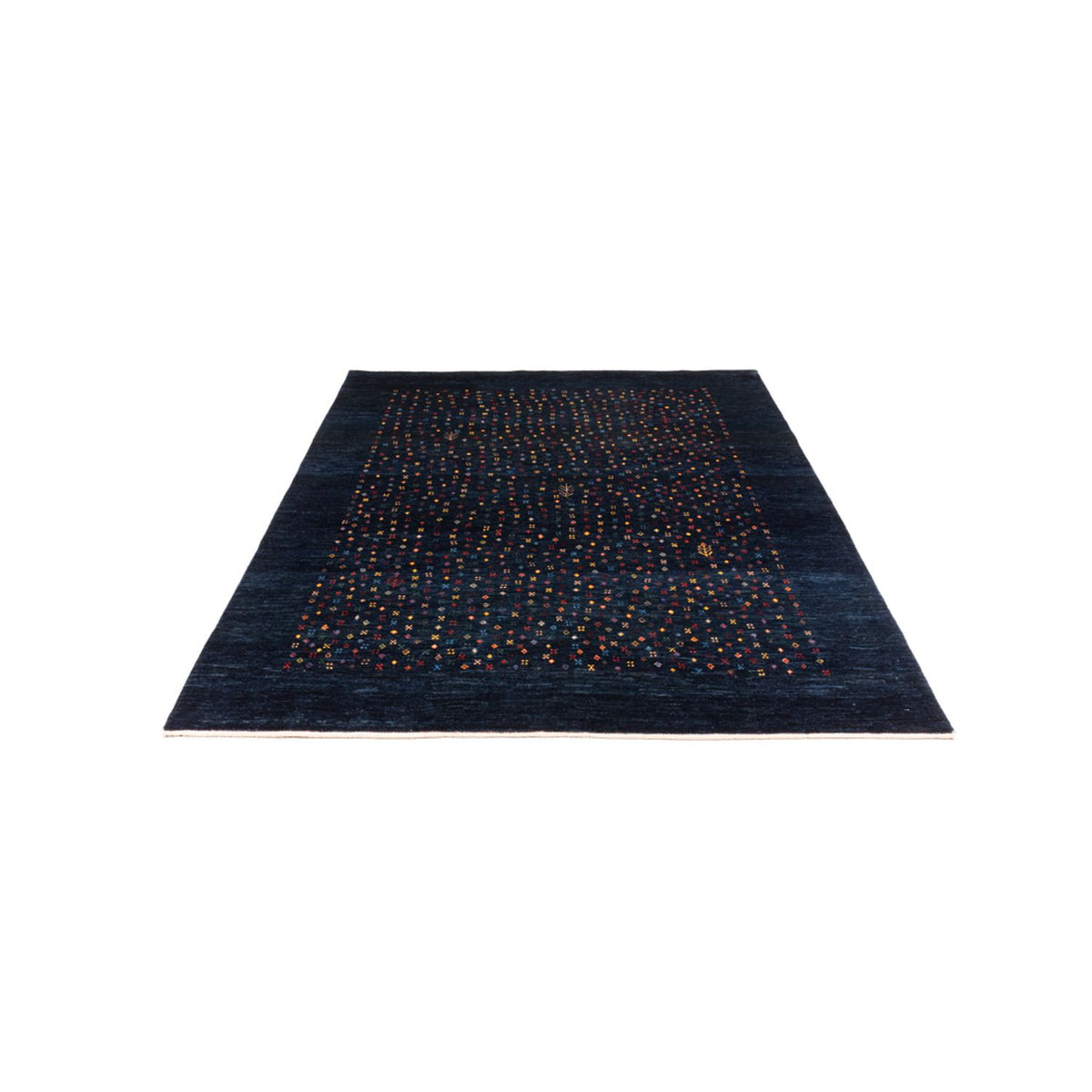 Gabbeh tapijt - Perzisch - 201 x 152 cm - donkerblauw