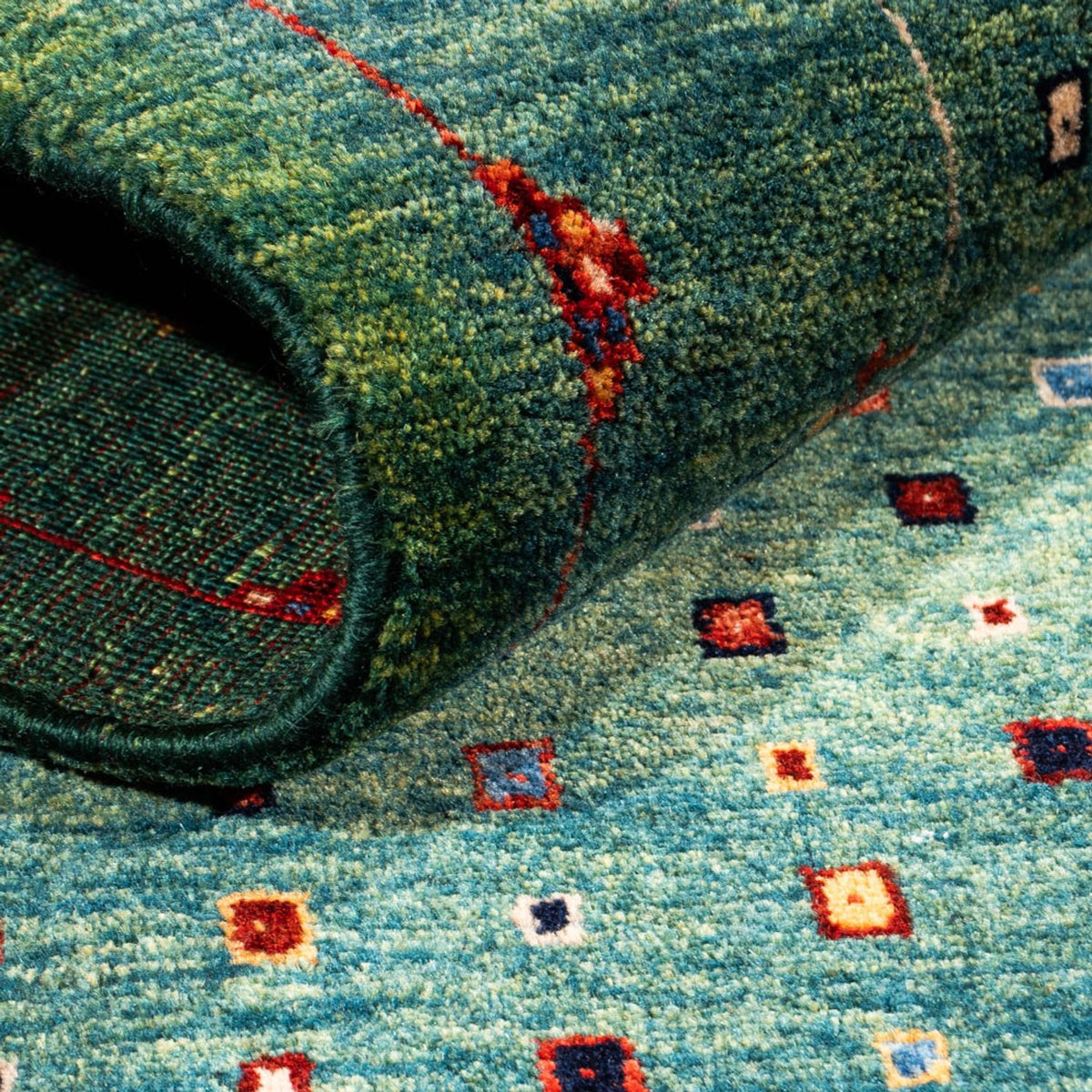 Gabbeh tapijt - Perzisch - 163 x 84 cm - groen