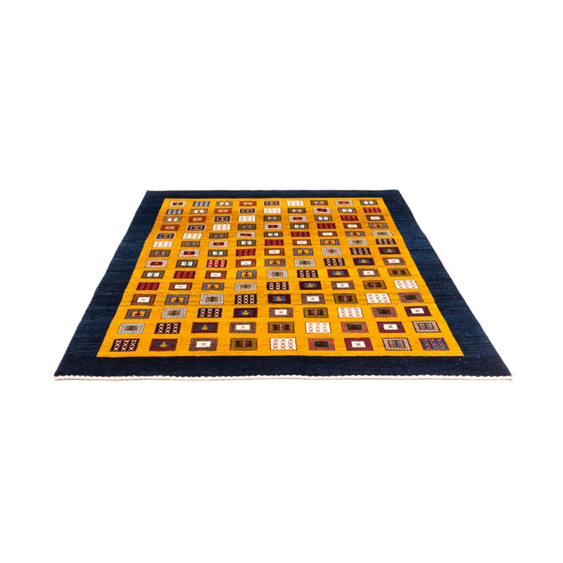 Gabbeh tapijt - Perzisch - 195 x 150 cm - goud