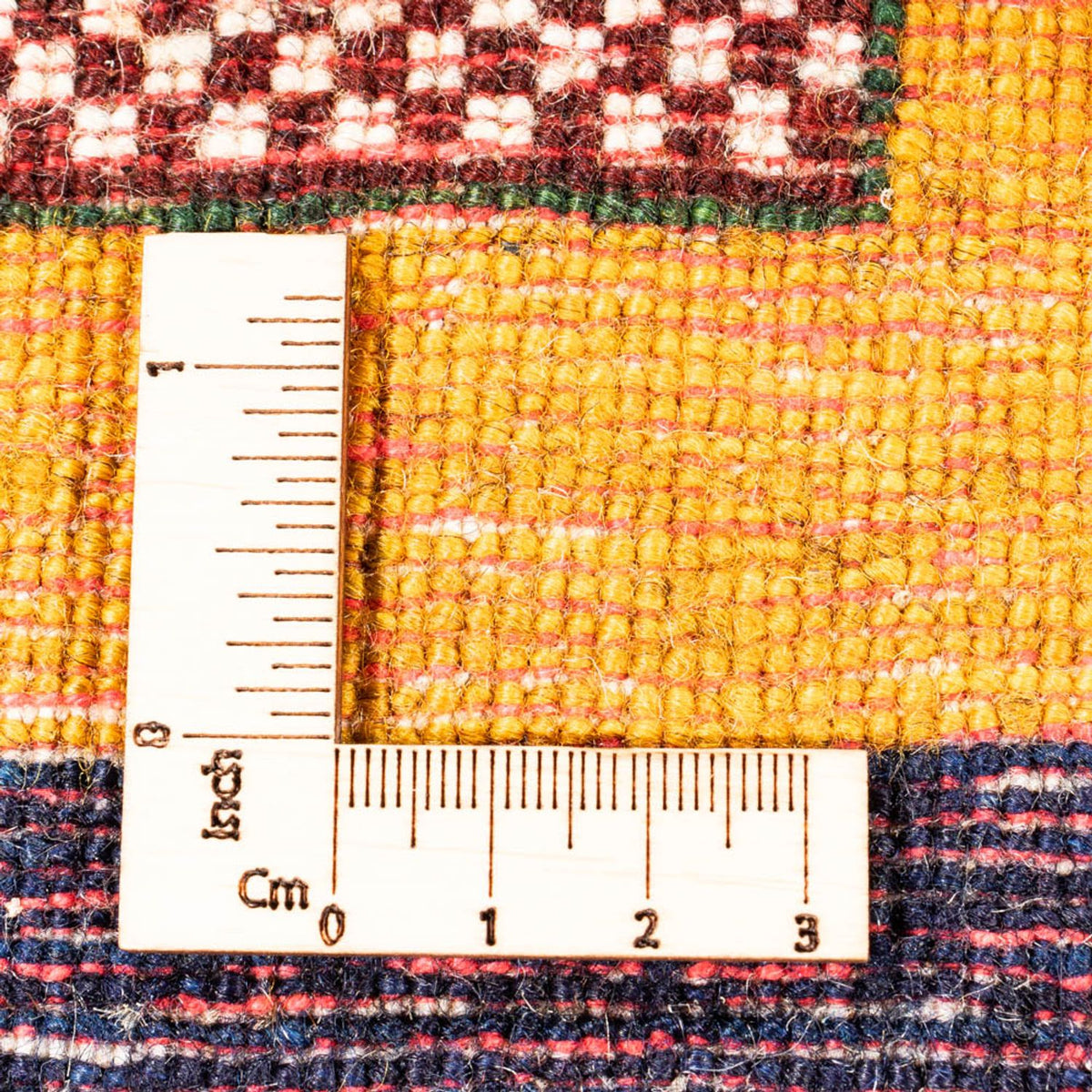 Gabbeh tapijt - Perzisch - 195 x 150 cm - goud