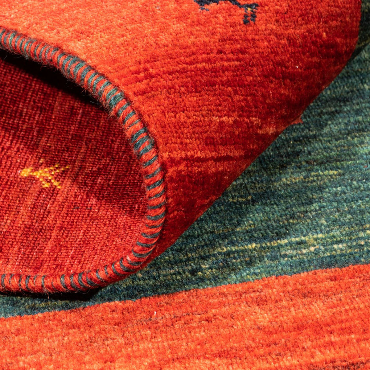 Gabbeh tapijt - Perzisch - 122 x 78 cm - rood