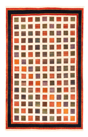Gabbeh tapijt - Perzisch - 204 x 133 cm - crème