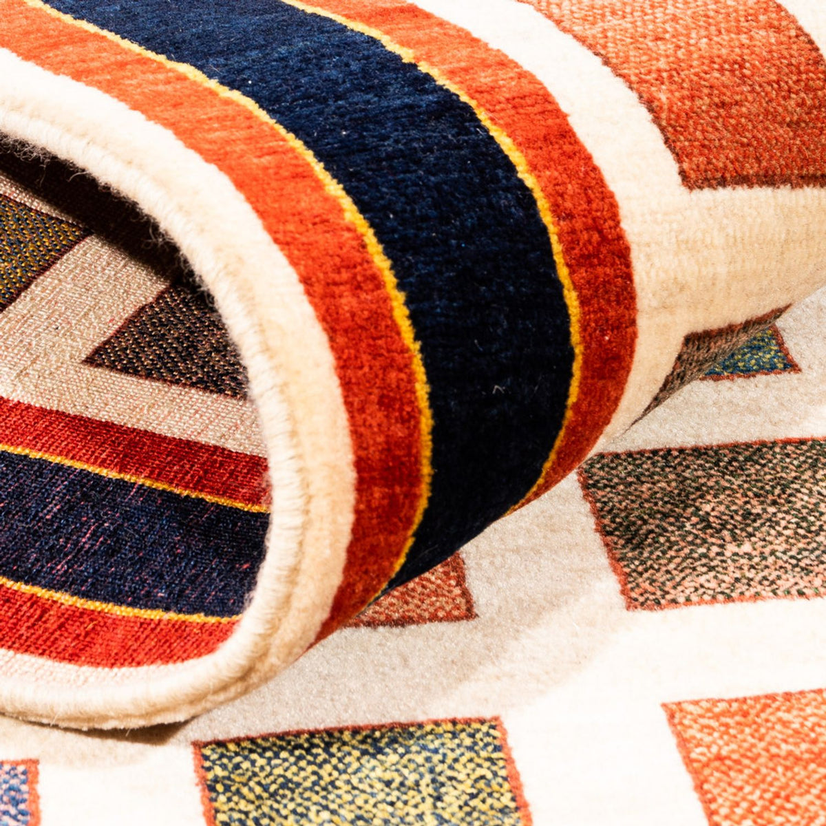 Gabbeh tapijt - Perzisch - 204 x 133 cm - crème