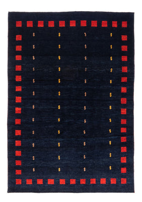 Gabbeh tapijt - Perzisch - 200 x 146 cm - donkerblauw