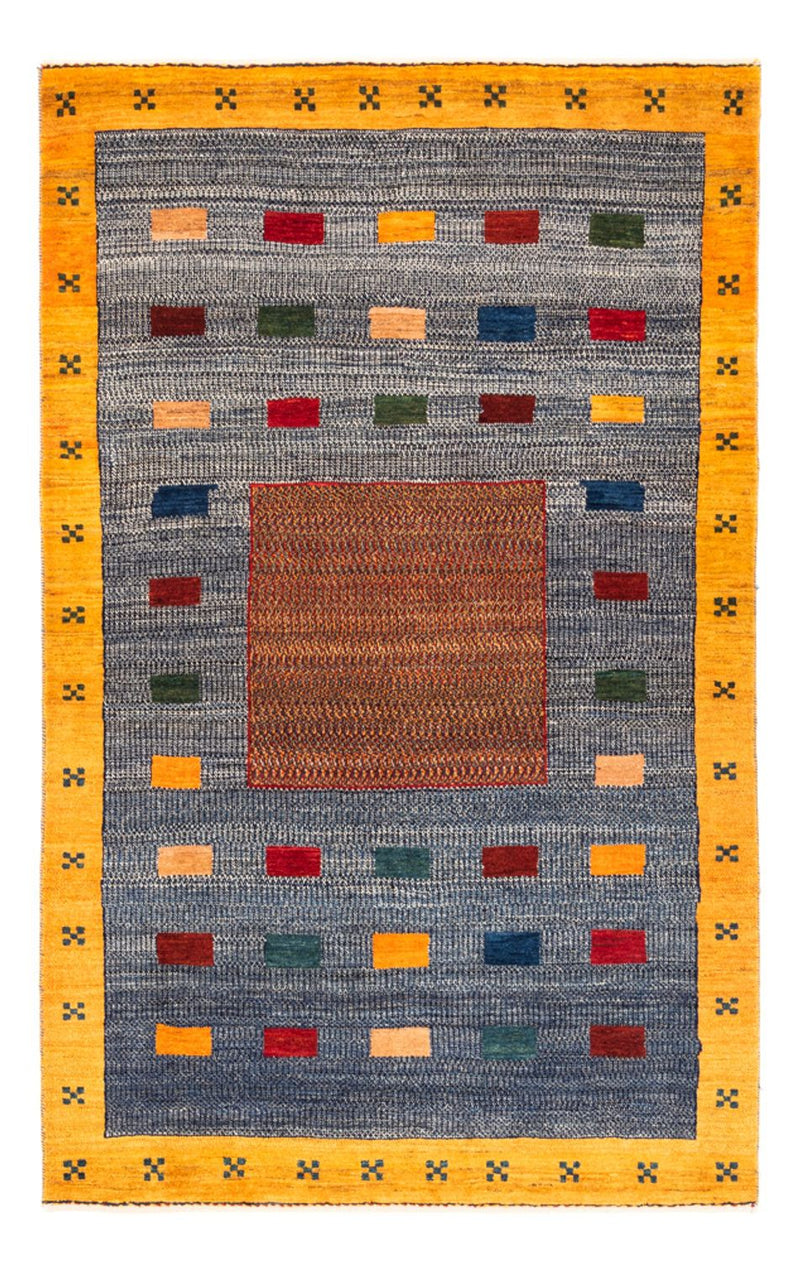 Gabbeh tapijt - Perzisch - 190 x 122 cm - lichtblauw