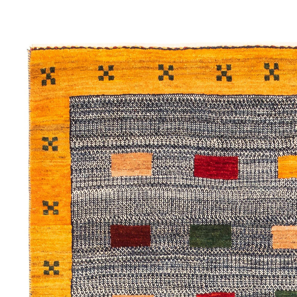 Gabbeh tapijt - Perzisch - 190 x 122 cm - lichtblauw