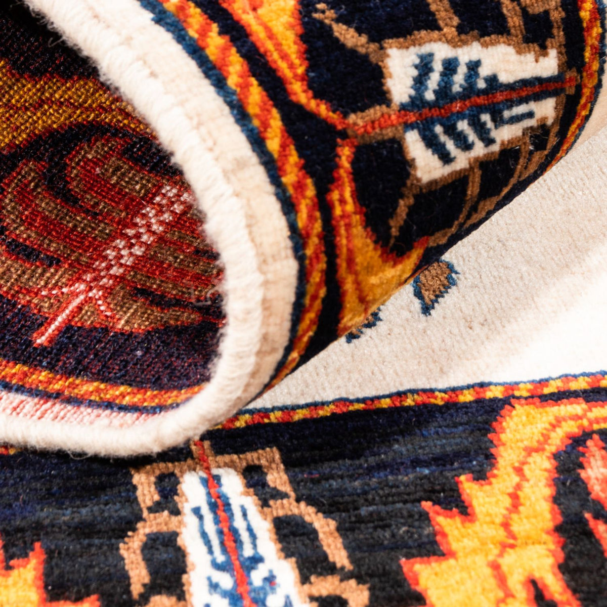 Gabbeh tapijt - Perzisch - 126 x 86 cm - crème