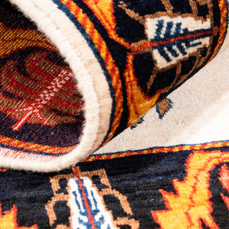 Gabbeh tapijt - Perzisch - 126 x 86 cm - crème