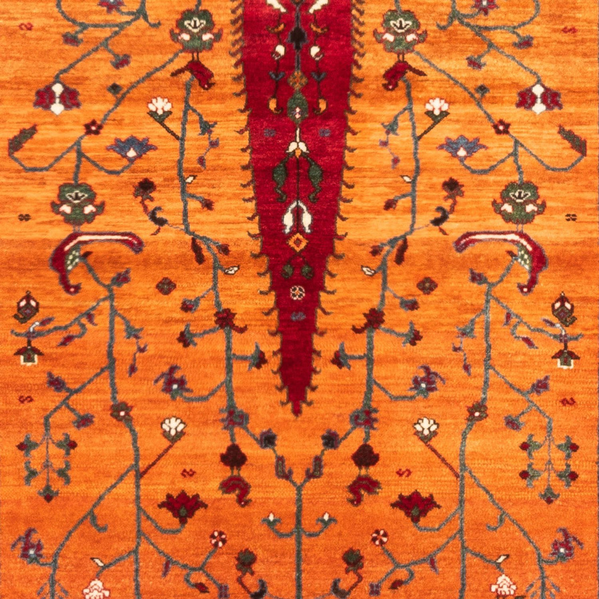 Gabbeh tapijt - Perzisch - 155 x 100 cm - goud
