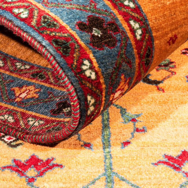 Gabbeh tapijt - Perzisch - 155 x 100 cm - goud