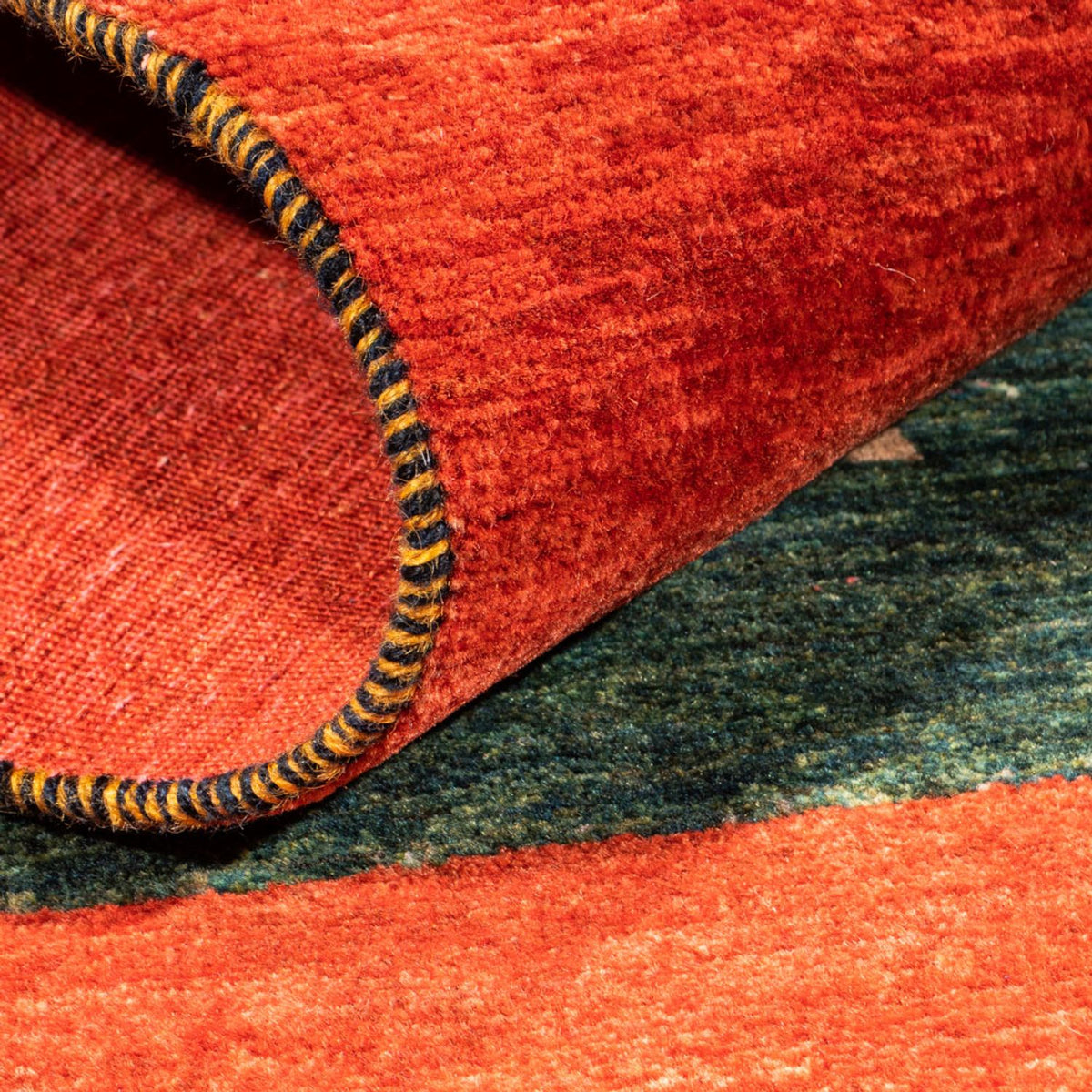 Gabbeh tapijt - Perzisch - 165 x 103 cm - groen