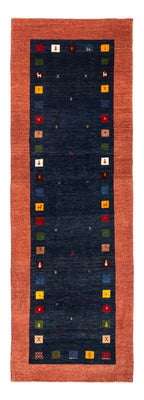 Loper Gabbeh tapijt - Perzisch - 236 x 85 cm - donkerblauw