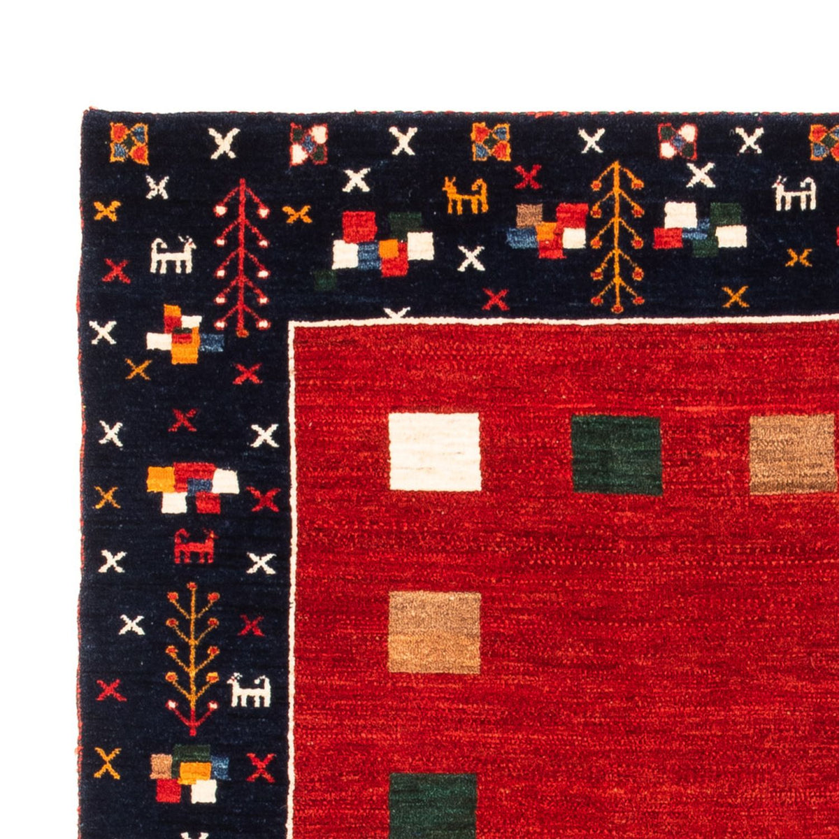 Perzische Gabbeh Tapijt 126x172cm - Perserteppich Wollteppich
