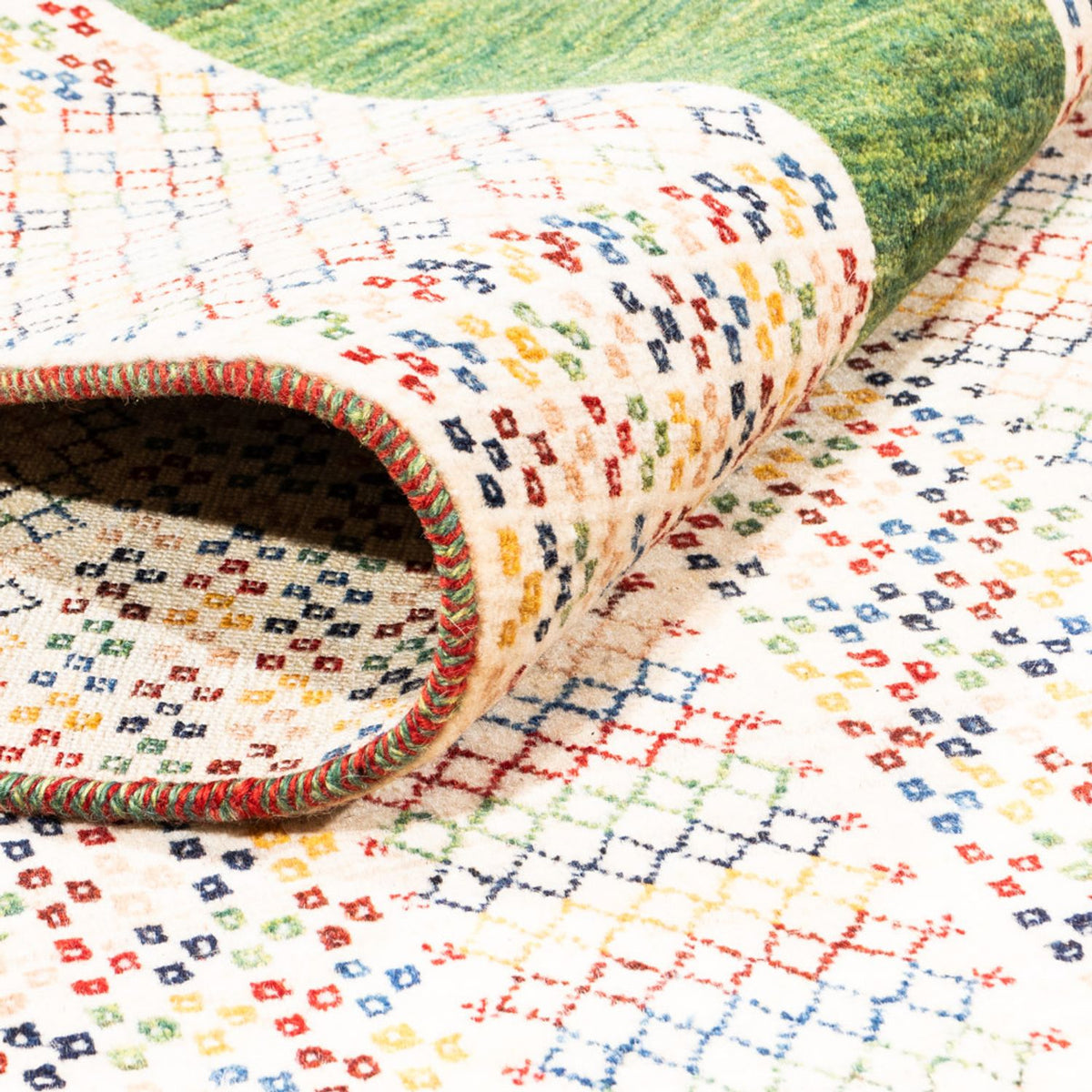 Gabbeh tapijt - Perzisch - 262 x 178 cm - crème