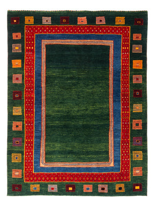 Gabbeh tapijt - Perzisch - 195 x 150 cm - groen