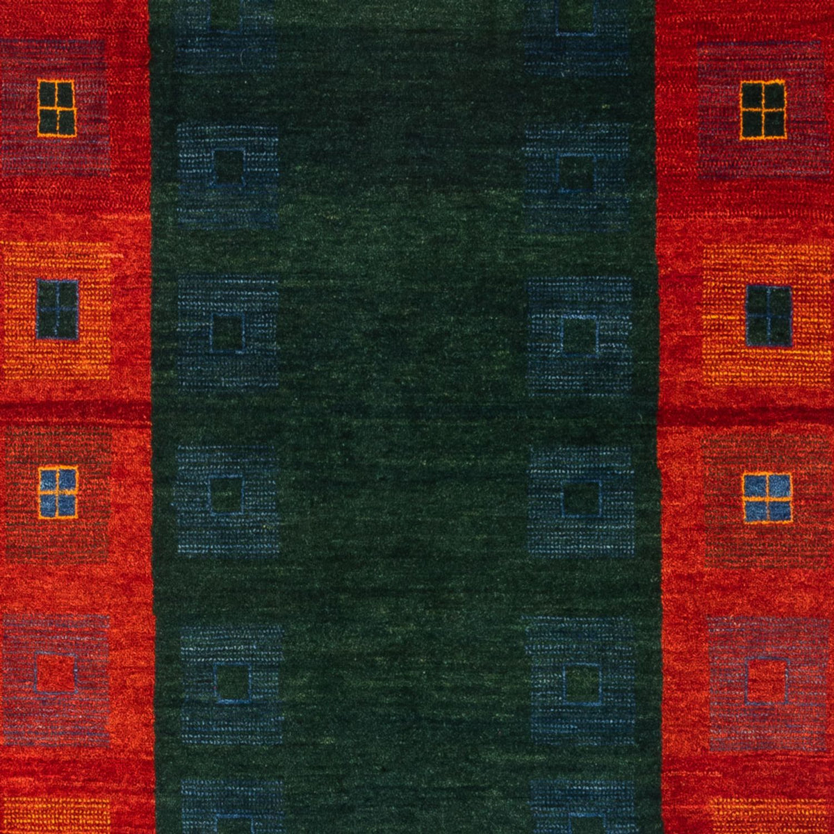 Gabbeh tapijt - Perzisch - 204 x 122 cm - groen