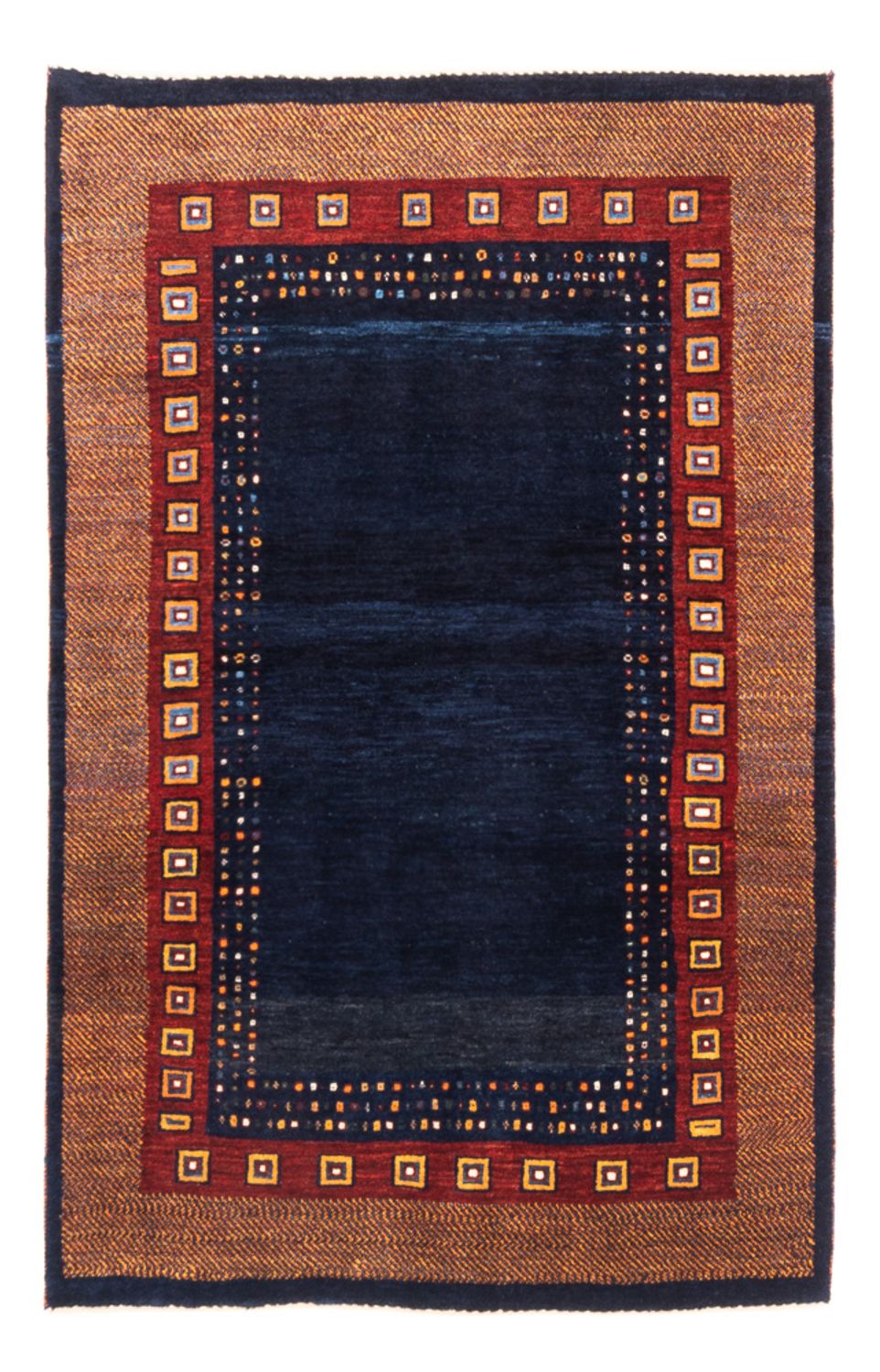 Gabbeh tapijt - Perzisch - 150 x 100 cm - blauw