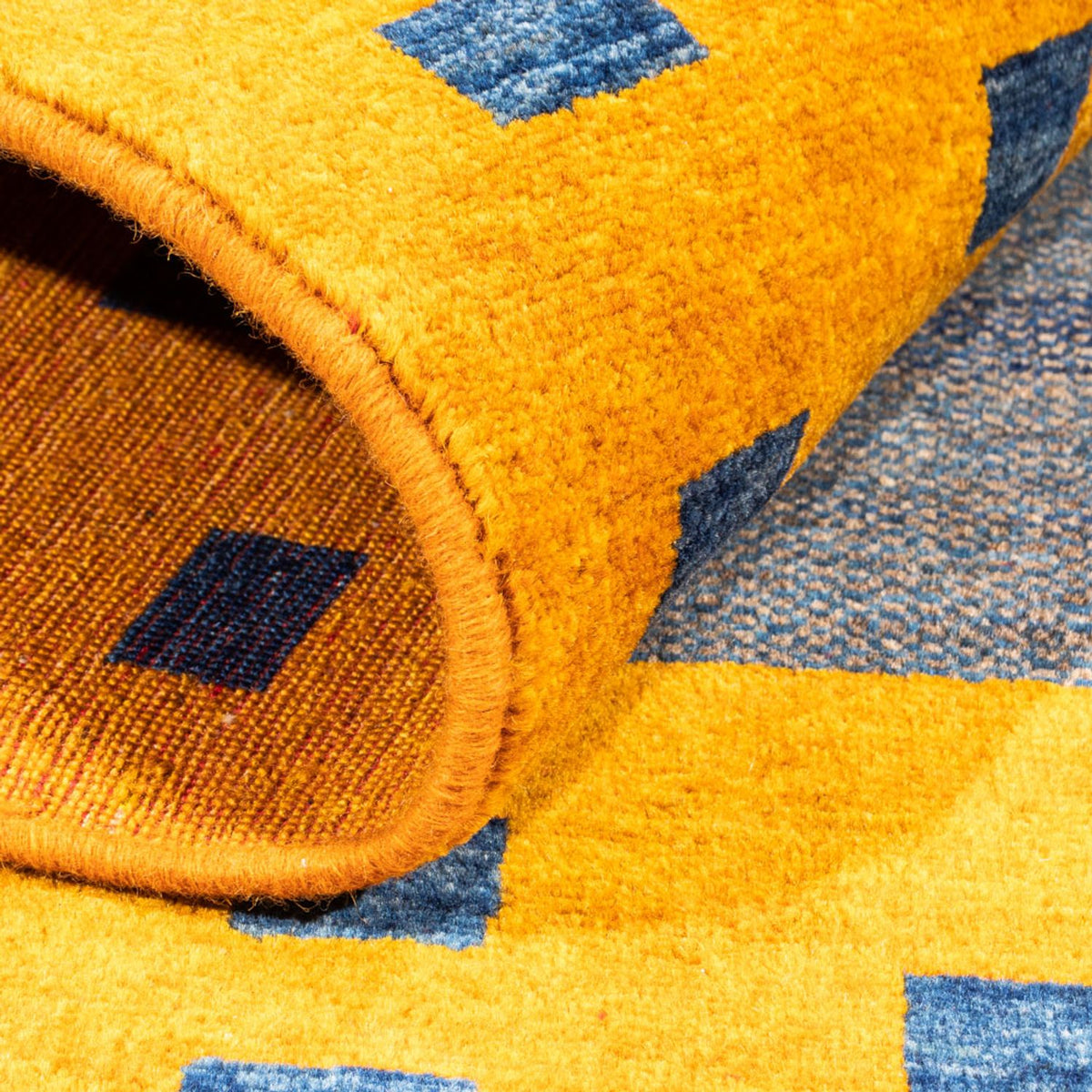 Gabbeh tapijt - Perzisch - 137 x 102 cm - lichtblauw