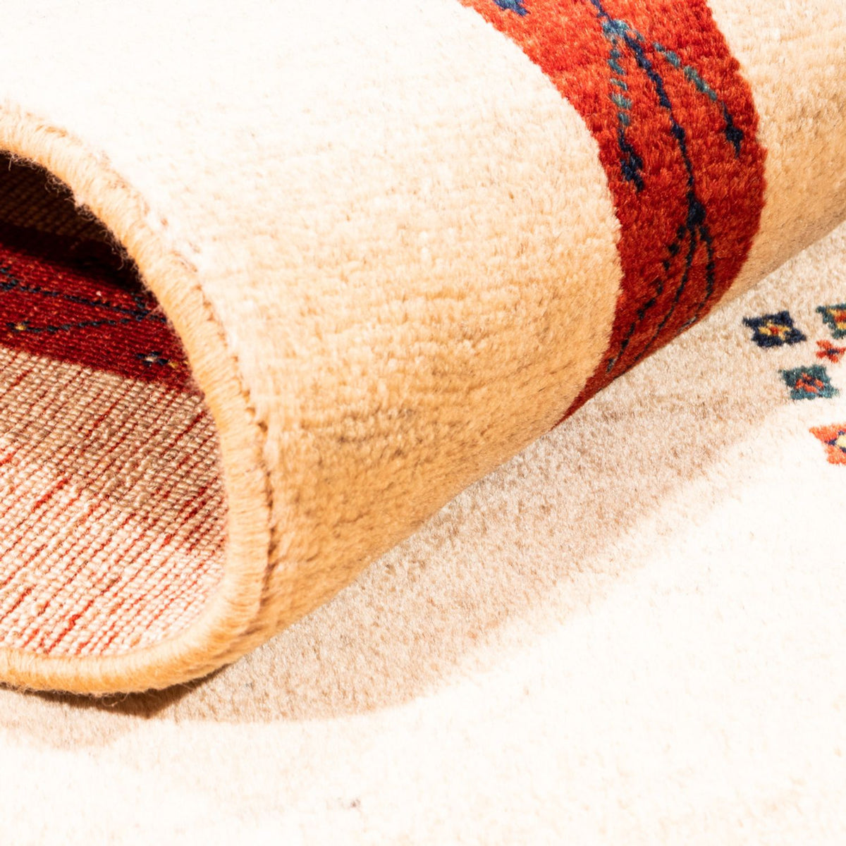 Gabbeh tapijt - Perzisch - 159 x 85 cm - crème