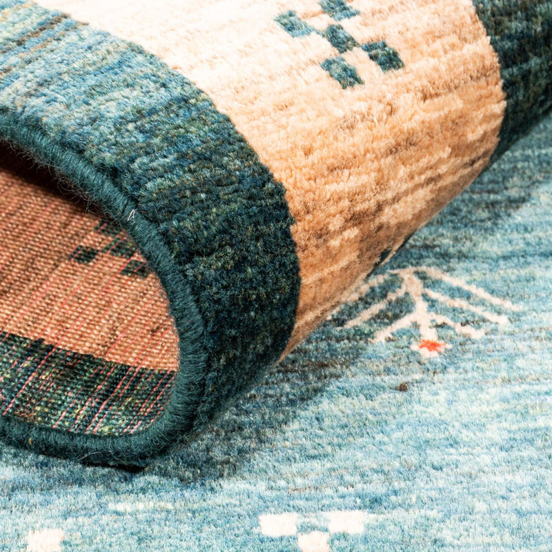 Gabbeh tapijt - Perzisch - 146 x 102 cm - groen