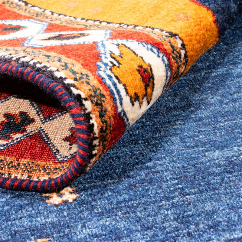 Gabbeh tapijt - Perzisch - 164 x 103 cm - donkerblauw