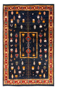 Gabbeh tapijt - Perzisch - 235 x 150 cm - donkerblauw