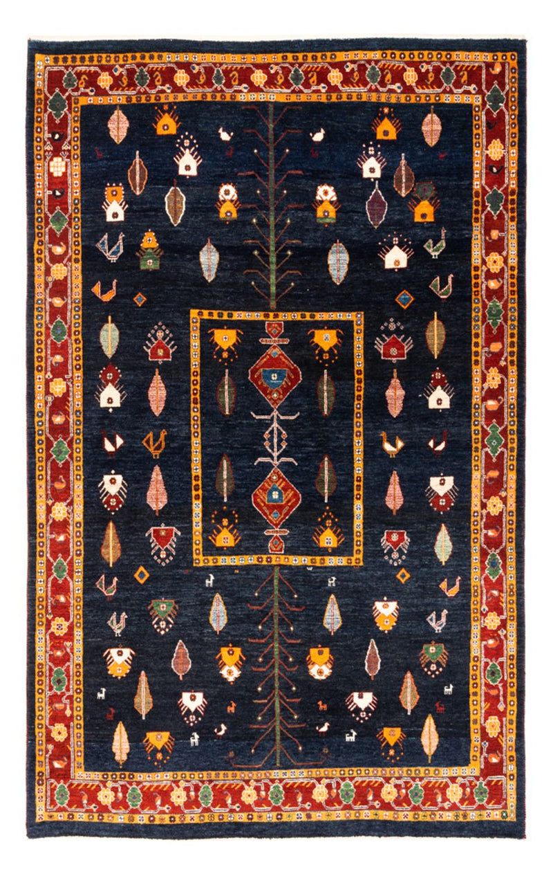 Gabbeh tapijt - Perzisch - 235 x 150 cm - donkerblauw