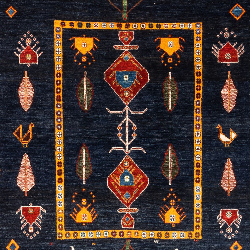 Gabbeh tapijt - Perzisch - 235 x 150 cm - donkerblauw