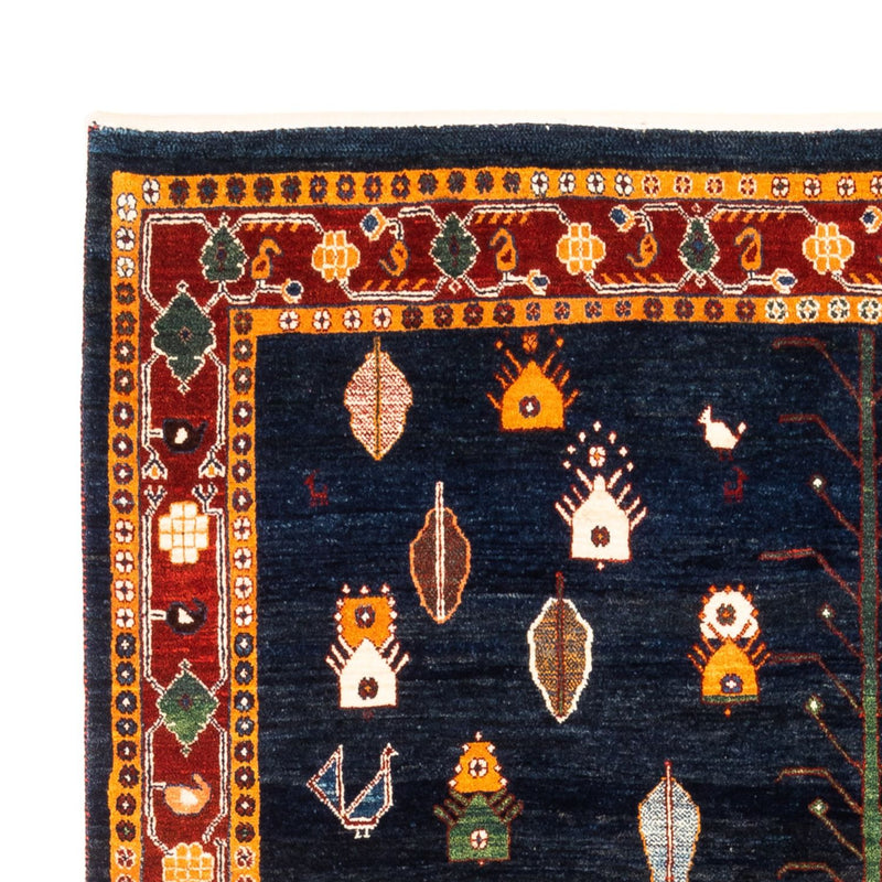 Gabbeh tapijt - Perzisch - 235 x 150 cm - donkerblauw