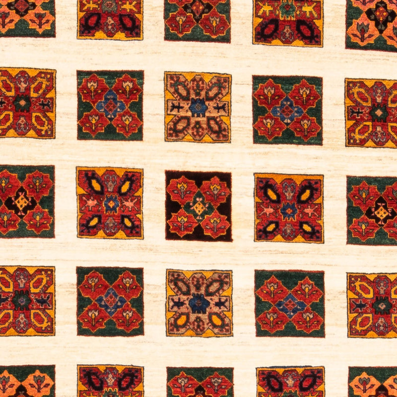 Gabbeh tapijt - Perzisch - 204 x 157 cm - crème