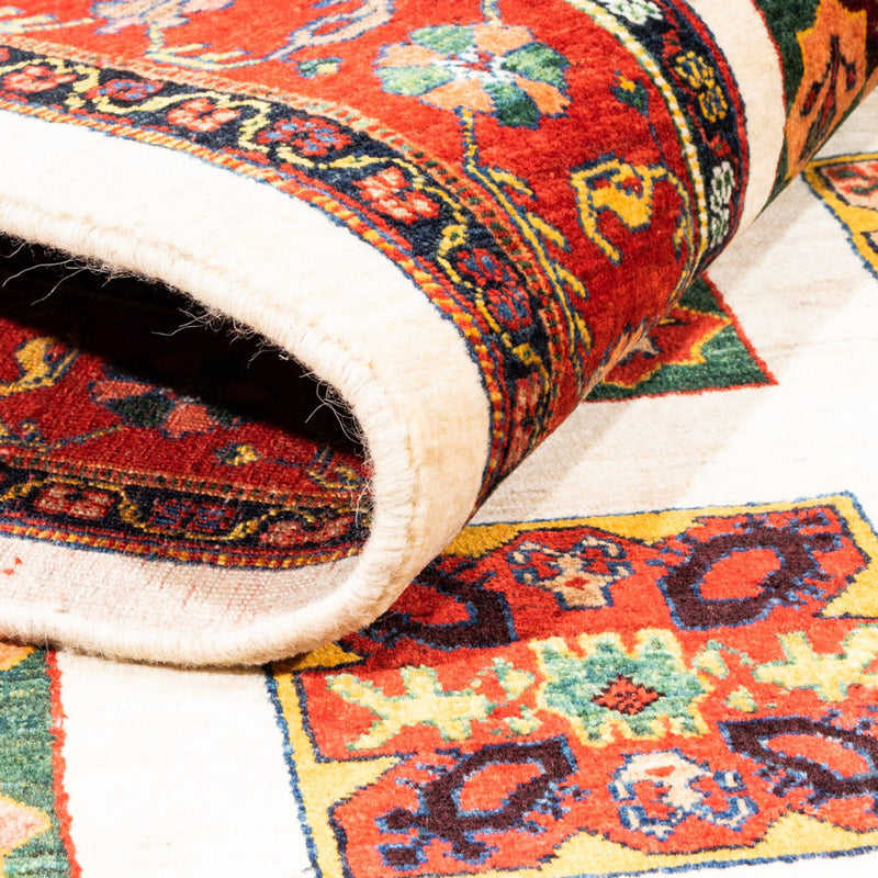 Gabbeh tapijt - Perzisch - 204 x 157 cm - crème