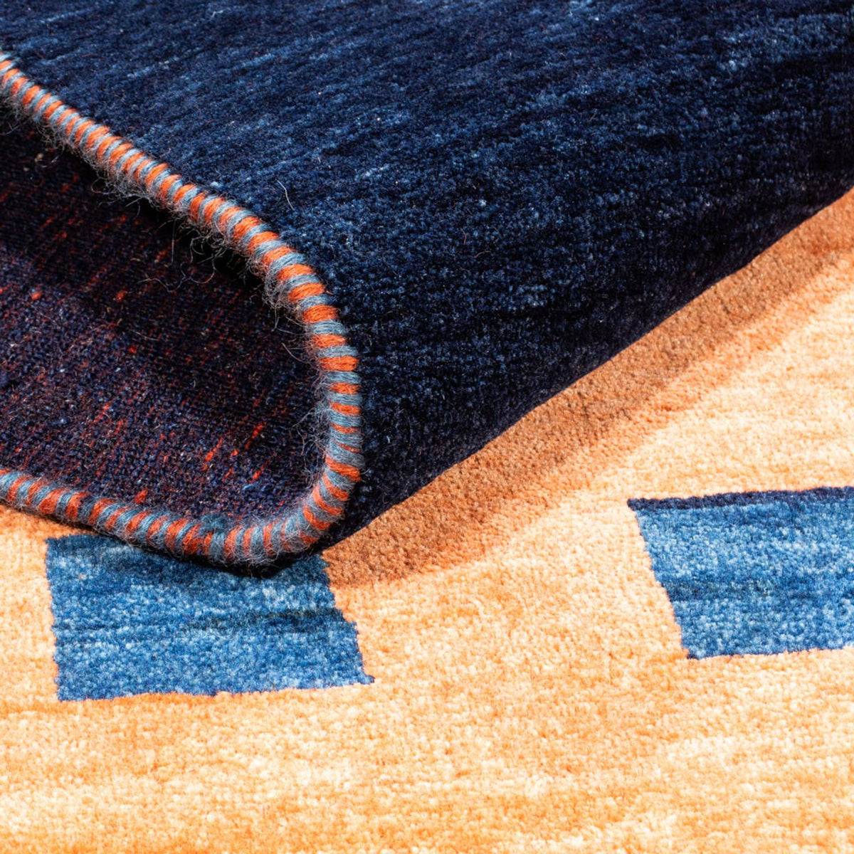 Gabbeh tapijt - Perzisch - 200 x 150 cm - goud