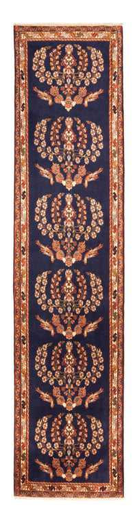 Loper Perzisch Tapijt - Nomadisch - 278 x 75 cm - donkerblauw