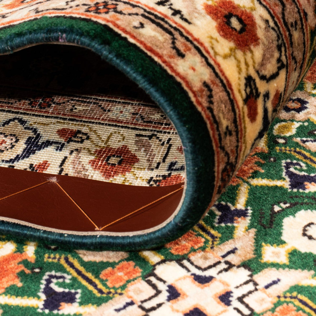 Loper Perzisch tapijt - Klassiek - 304 x 75 cm - groen