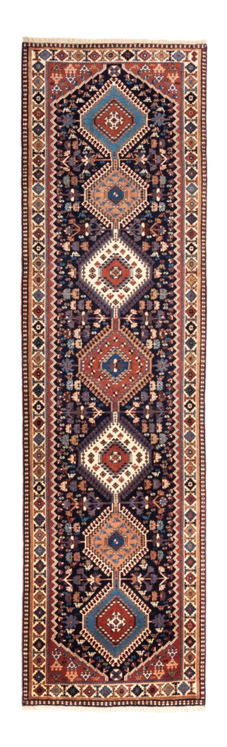 Loper Perzisch Tapijt - Nomadisch - 290 x 80 cm - donkerblauw