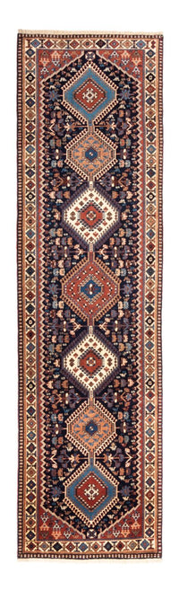 Loper Perzisch Tapijt - Nomadisch - 290 x 80 cm - donkerblauw