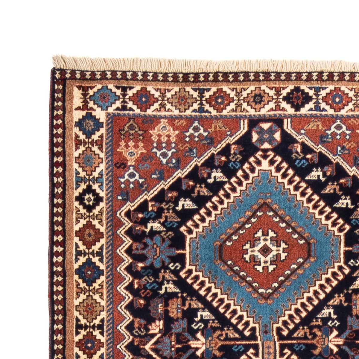 Loper Perzisch Tapijt - Nomadisch - 290 x 80 cm - donkerblauw