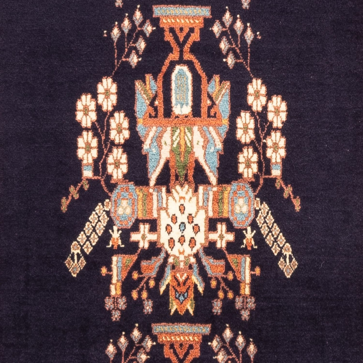 Loper Perzisch Tapijt - Nomadisch - 267 x 77 cm - donkerblauw