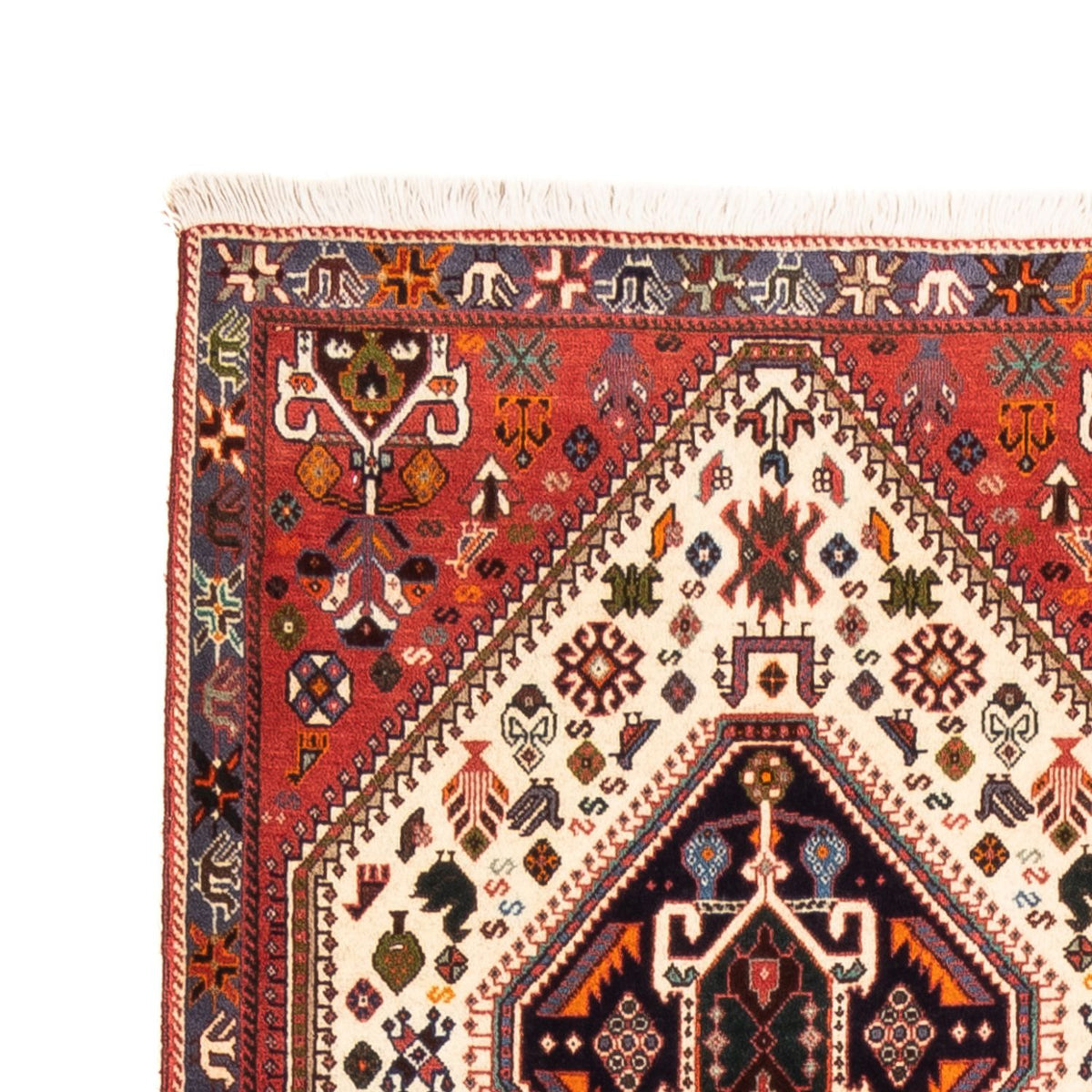 Loper Perzisch Tapijt - Nomadisch - 250 x 77 cm - crème