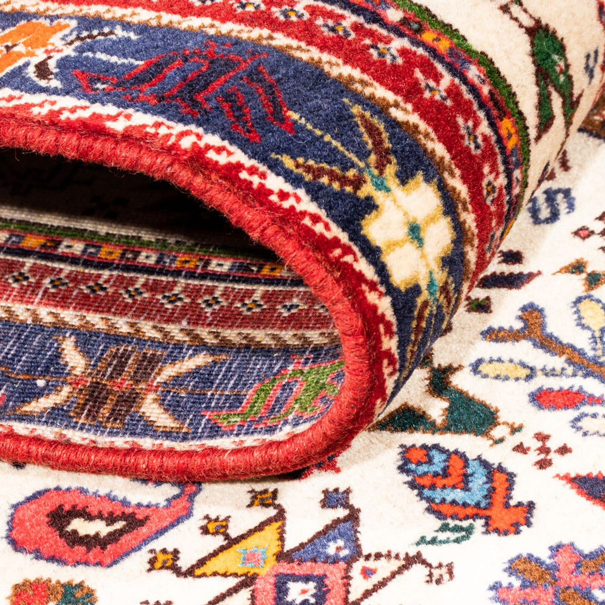 Loper Perzisch Tapijt - Nomadisch - 253 x 77 cm - crème