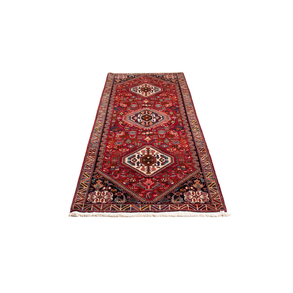 Loper Perzisch Tapijt - Nomadisch - 248 x 83 cm - rood