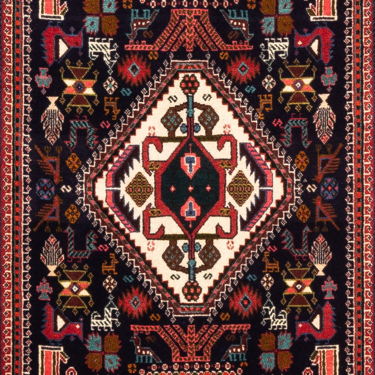 Loper Perzisch Tapijt - Nomadisch - 250 x 78 cm - donkerblauw