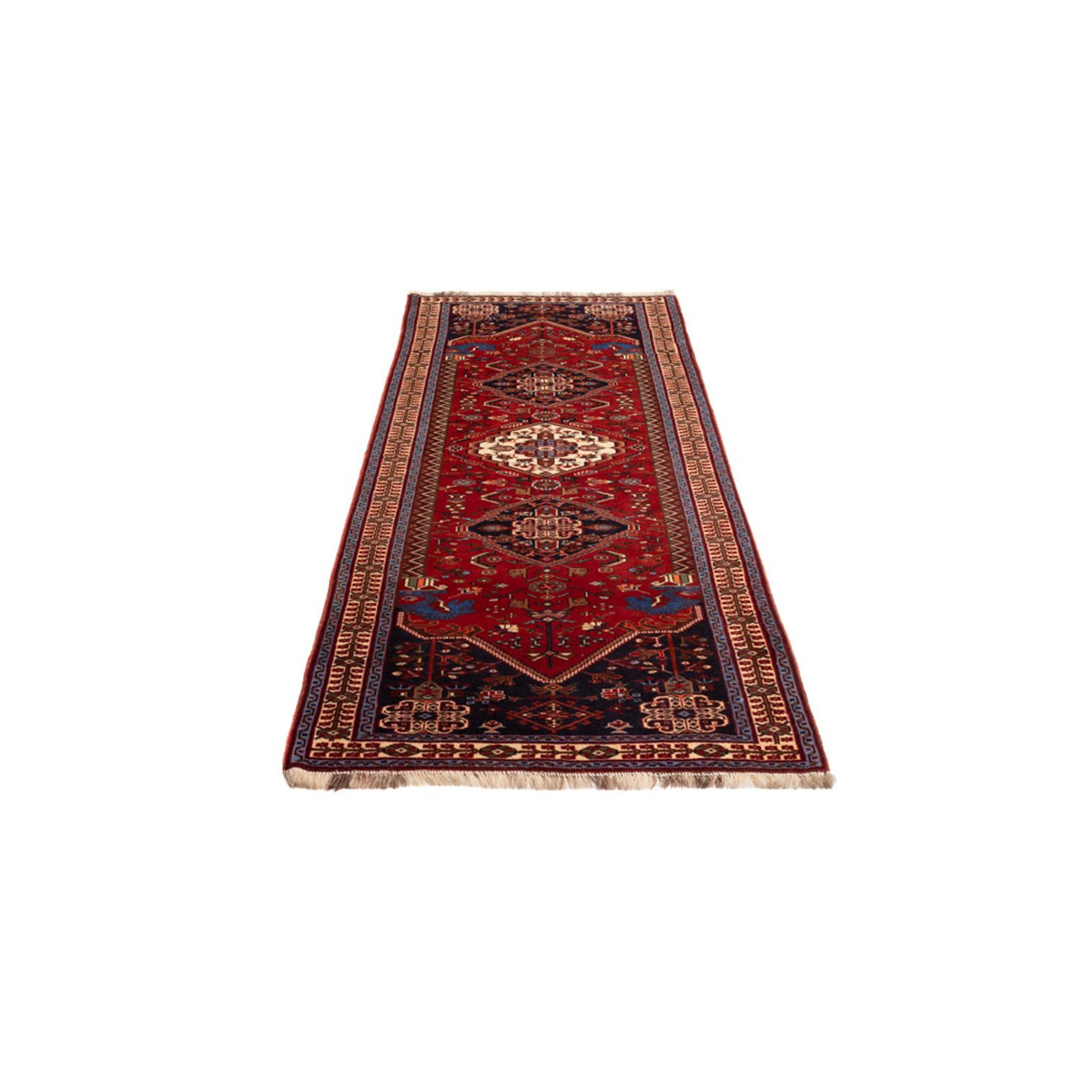 Loper Perzisch Tapijt - Nomadisch - 248 x 85 cm - rood